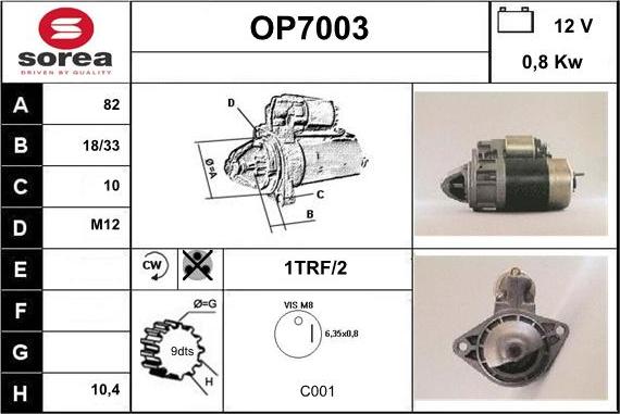 Sera OP7003 - Başlanğıc furqanavto.az