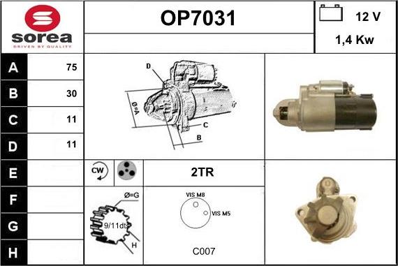 Sera OP7031 - Başlanğıc furqanavto.az