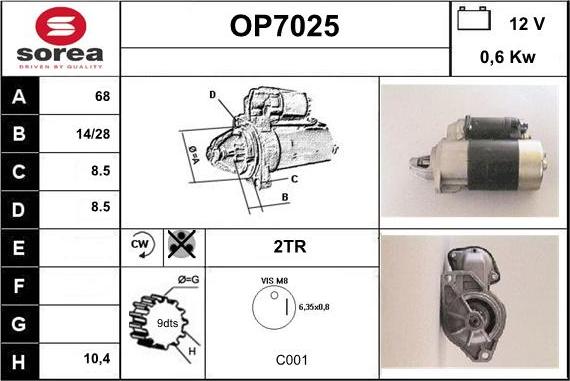 Sera OP7025 - Başlanğıc furqanavto.az