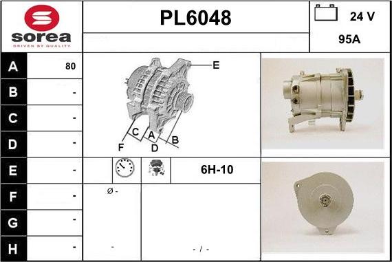 Sera PL6048 - Alternator furqanavto.az