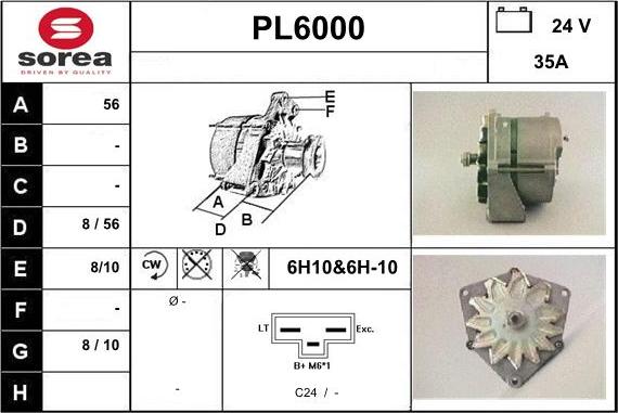 Sera PL6000 - Alternator furqanavto.az