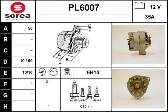 Sera PL6007 - Alternator furqanavto.az