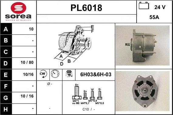 Sera PL6018 - Alternator furqanavto.az