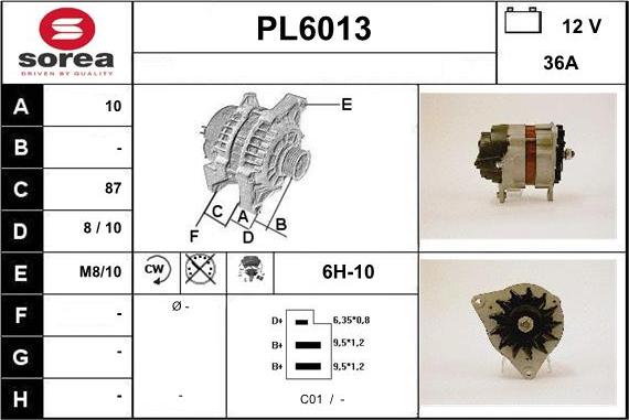 Sera PL6013 - Alternator furqanavto.az