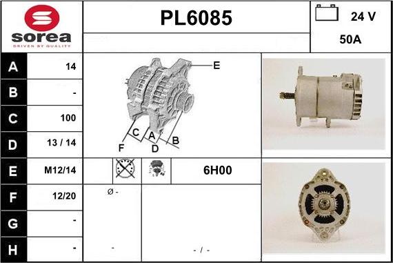 Sera PL6085 - Alternator furqanavto.az