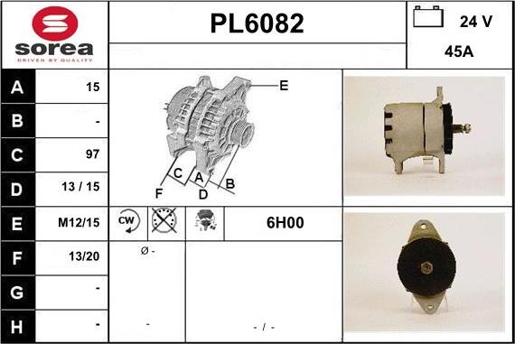 Sera PL6082 - Alternator furqanavto.az