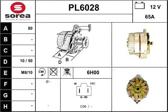 Sera PL6028 - Alternator furqanavto.az