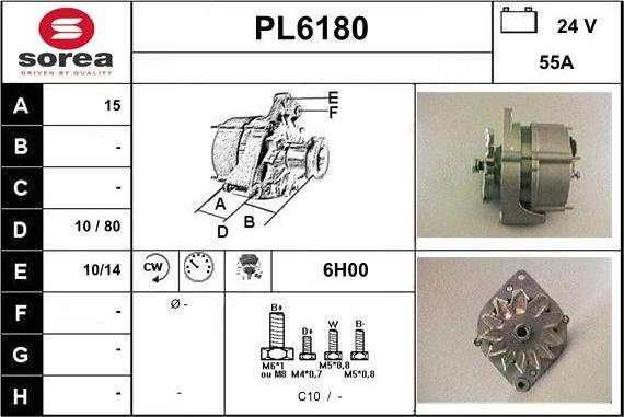 Sera PL6180 - Alternator furqanavto.az