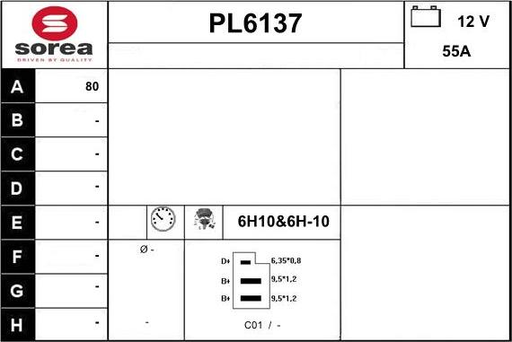 Sera PL6137 - Alternator furqanavto.az