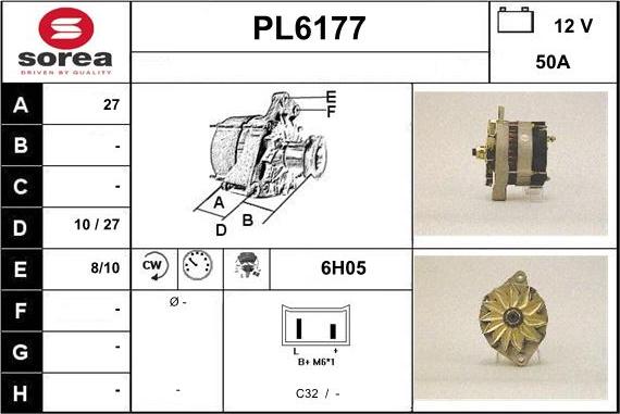 Sera PL6177 - Alternator furqanavto.az