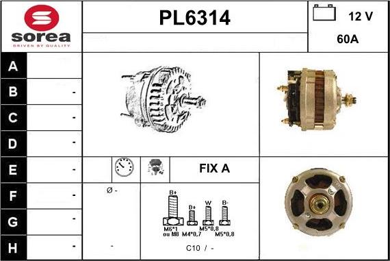 Sera PL6314 - Alternator furqanavto.az