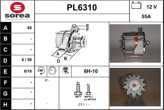 Sera PL6310 - Alternator furqanavto.az