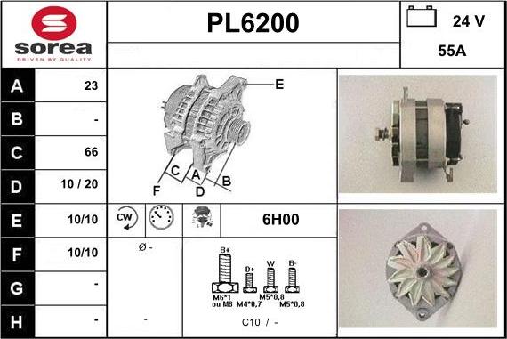 Sera PL6200 - Alternator furqanavto.az