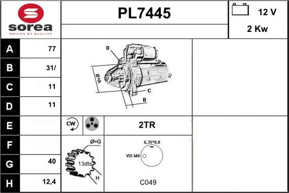 Sera PL7445 - Başlanğıc furqanavto.az