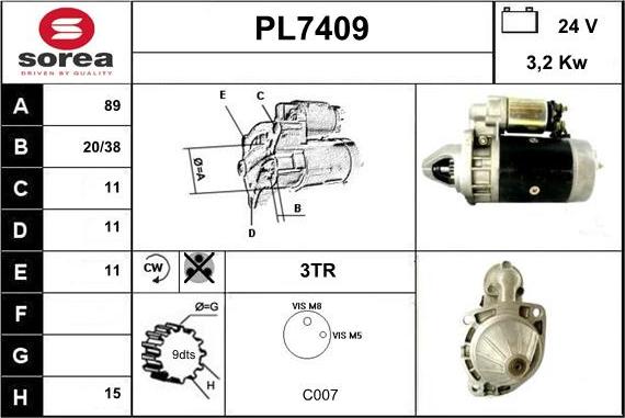 Sera PL7409 - Başlanğıc furqanavto.az