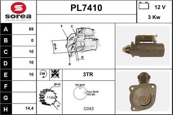 Sera PL7410 - Başlanğıc furqanavto.az