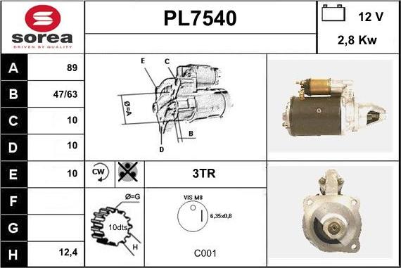 Sera PL7540 - Başlanğıc furqanavto.az