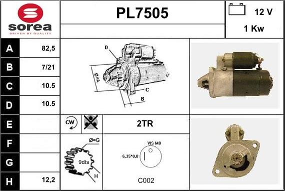 Sera PL7505 - Başlanğıc furqanavto.az