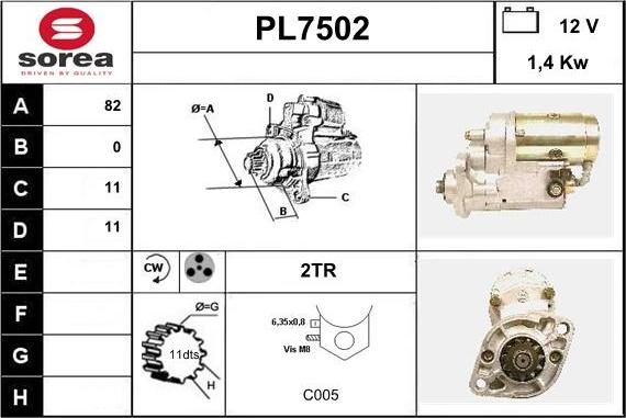 Sera PL7502 - Başlanğıc furqanavto.az