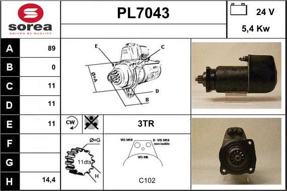 Sera PL7043 - Başlanğıc furqanavto.az