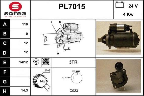 Sera PL7015 - Başlanğıc furqanavto.az