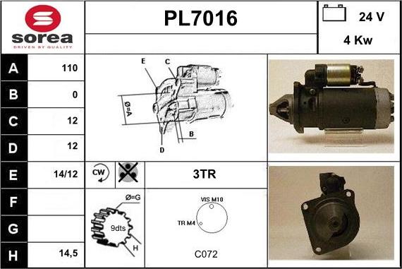 Sera PL7016 - Başlanğıc furqanavto.az