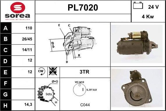 Sera PL7020 - Başlanğıc furqanavto.az