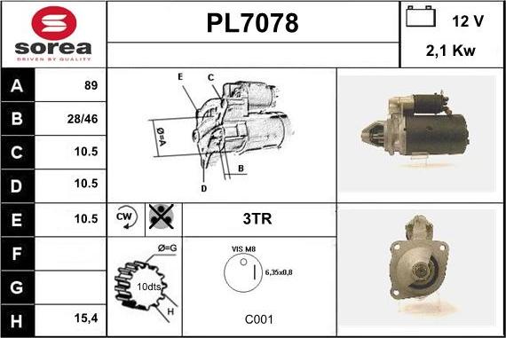 Sera PL7078 - Başlanğıc furqanavto.az