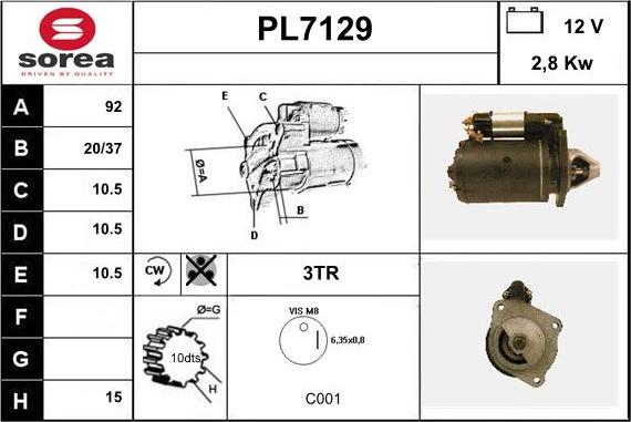 Sera PL7129 - Başlanğıc furqanavto.az