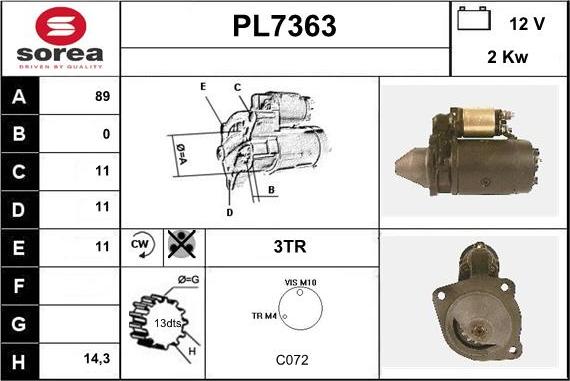 Sera PL7363 - Başlanğıc furqanavto.az