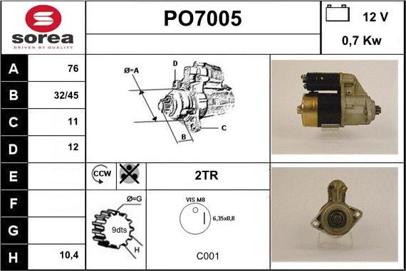 Sera PO7005 - Başlanğıc furqanavto.az