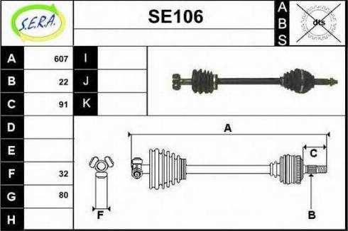 Sera SE106 - Sürücü mili furqanavto.az