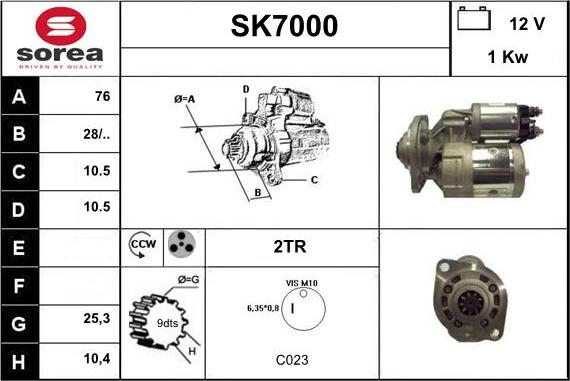 Sera SK7000 - Başlanğıc furqanavto.az
