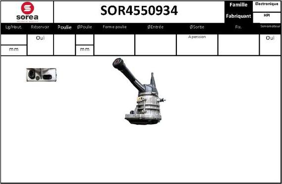 Sera SOR4550934 - Hidravlik nasos, sükan sistemi furqanavto.az