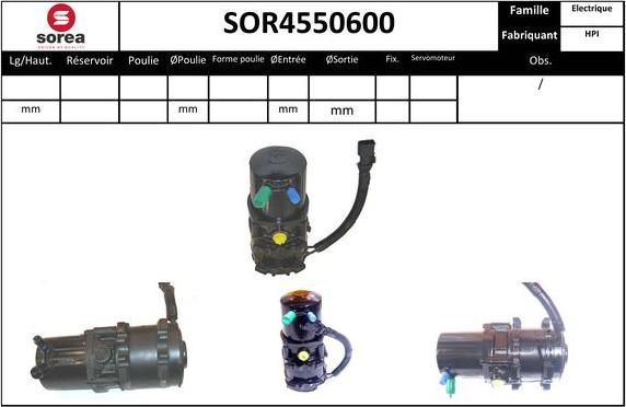 Sera SOR4550600 - Hidravlik nasos, sükan sistemi furqanavto.az