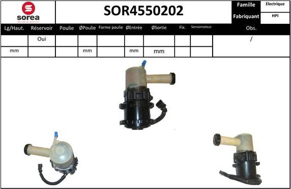 Sera SOR4550202 - Hidravlik nasos, sükan sistemi furqanavto.az