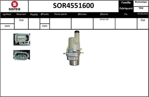 Sera SOR4551600 - Hidravlik nasos, sükan sistemi furqanavto.az