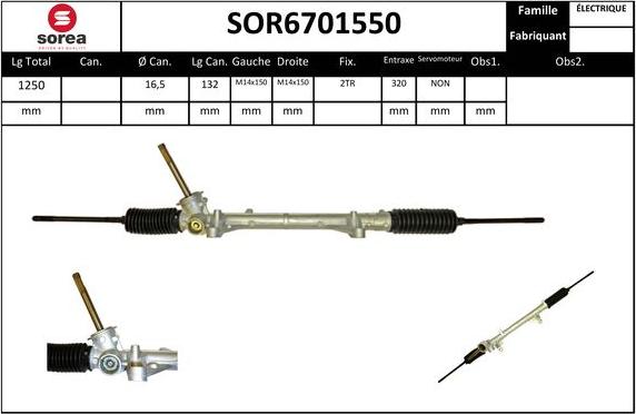 Sera SOR6701550 - Sükan qurğusu furqanavto.az