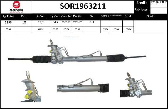 Sera SOR1963211 - Sükan qurğusu furqanavto.az