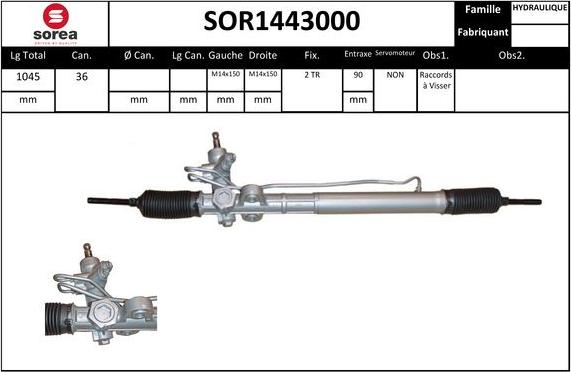 Sera SOR1443000 - Sükan qurğusu furqanavto.az