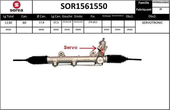 Sera SOR1561550 - Sükan qurğusu furqanavto.az