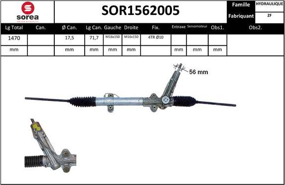 Sera SOR1562005 - Sükan qurğusu furqanavto.az