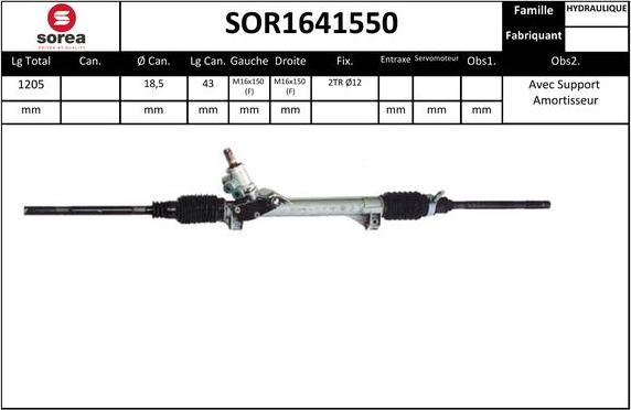 Sera SOR1641550 - Sükan qurğusu furqanavto.az