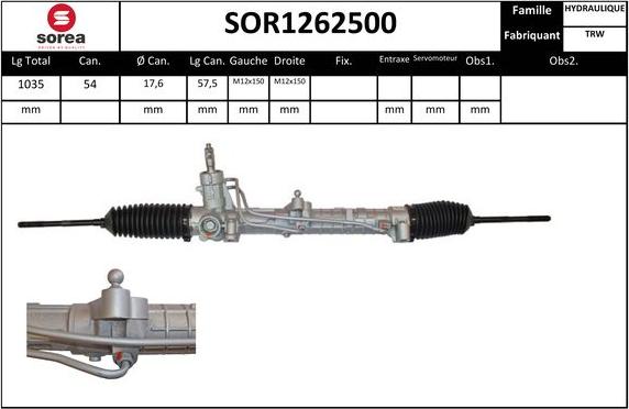 Sera SOR1262500 - Sükan qurğusu furqanavto.az