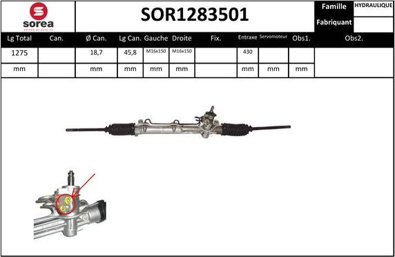 Sera SOR1283501 - Sükan qurğusu furqanavto.az