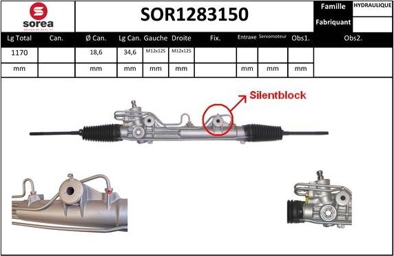 Sera SOR1283150 - Sükan qurğusu furqanavto.az