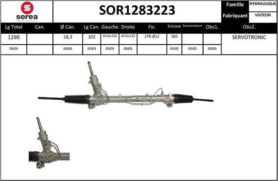 Sera SOR1283223 - Sükan qurğusu furqanavto.az