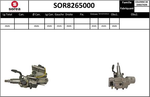 Sera SOR8265000 - Sükan sütunu furqanavto.az