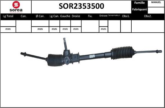 Sera SOR2353500 - Sükan qurğusu furqanavto.az