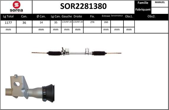 Sera SOR2281380 - Sükan qurğusu furqanavto.az